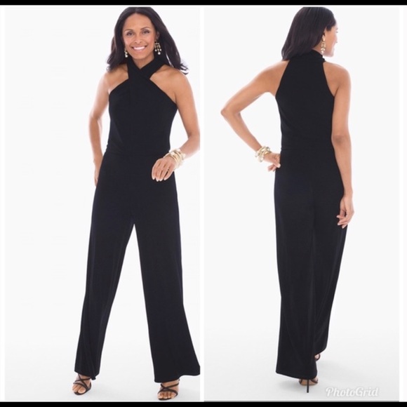 chicos black jumpsuit